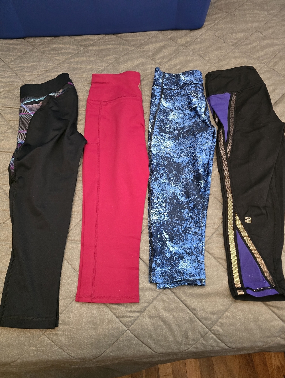 Lot of 4 Athletic Cropped Leggings